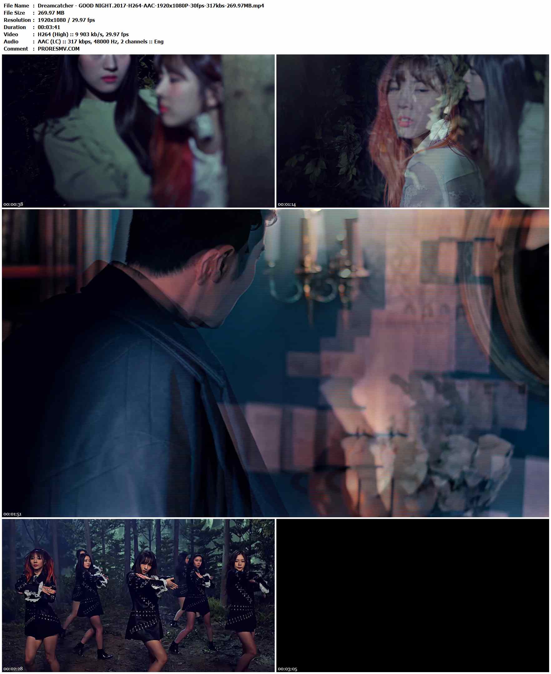 Dreamcatcher - GOOD NIGHT.2017-H264-AAC-1920x1080P-30fps-317kbs-269.97MB官方MV_高清MV